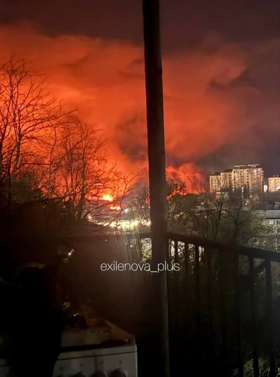 Tuapse oil refinery ablaze after drone strike