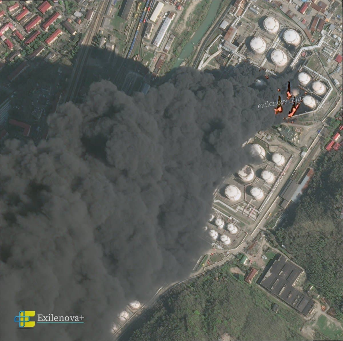 New video shows Tuapse refinery fire