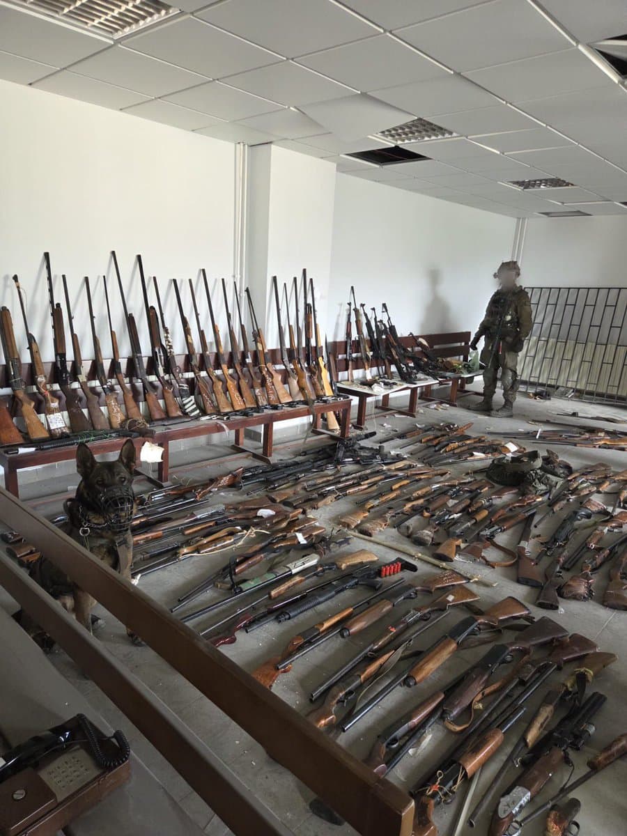 IDF finds 130+ Hezbollah weapons in Lebanese school