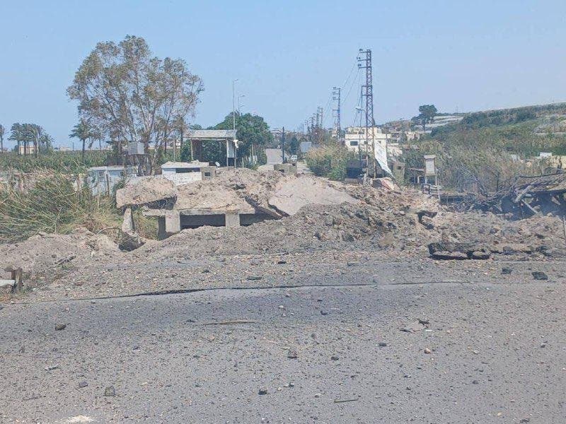 Israeli strike severs last bridge in south Lebanon