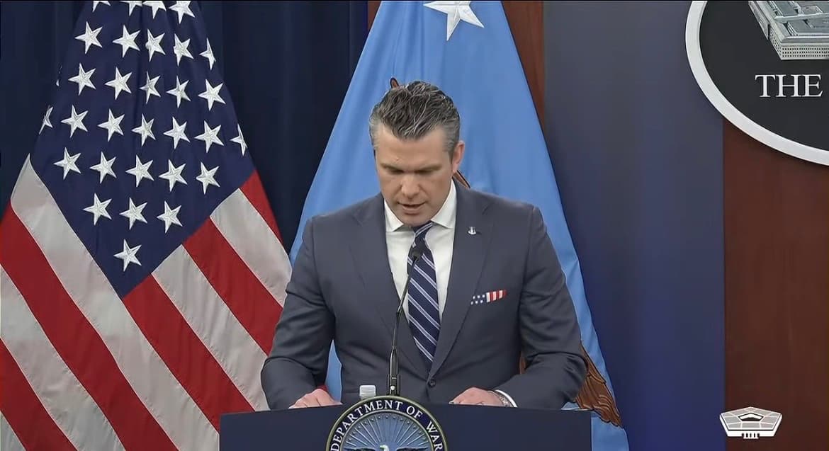 Hegseth, Caine, Cooper hold press conference