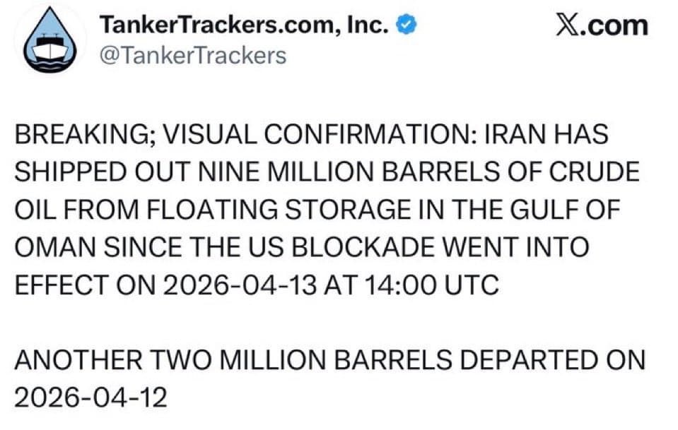 Iran exports 11M barrels despite US blockade