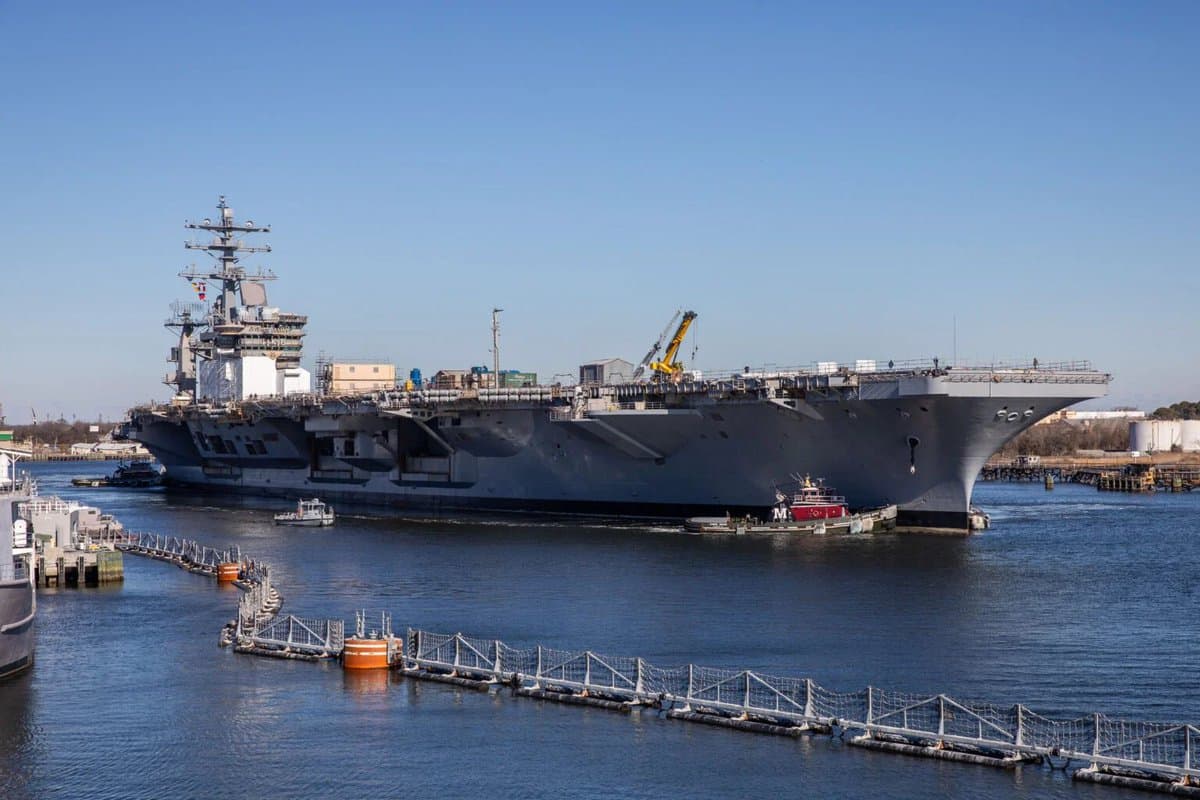Fire on USS Eisenhower injures 3 sailors