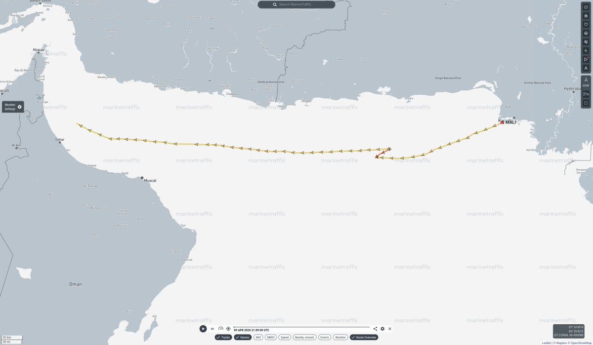 US Navy to escort tanker Mali